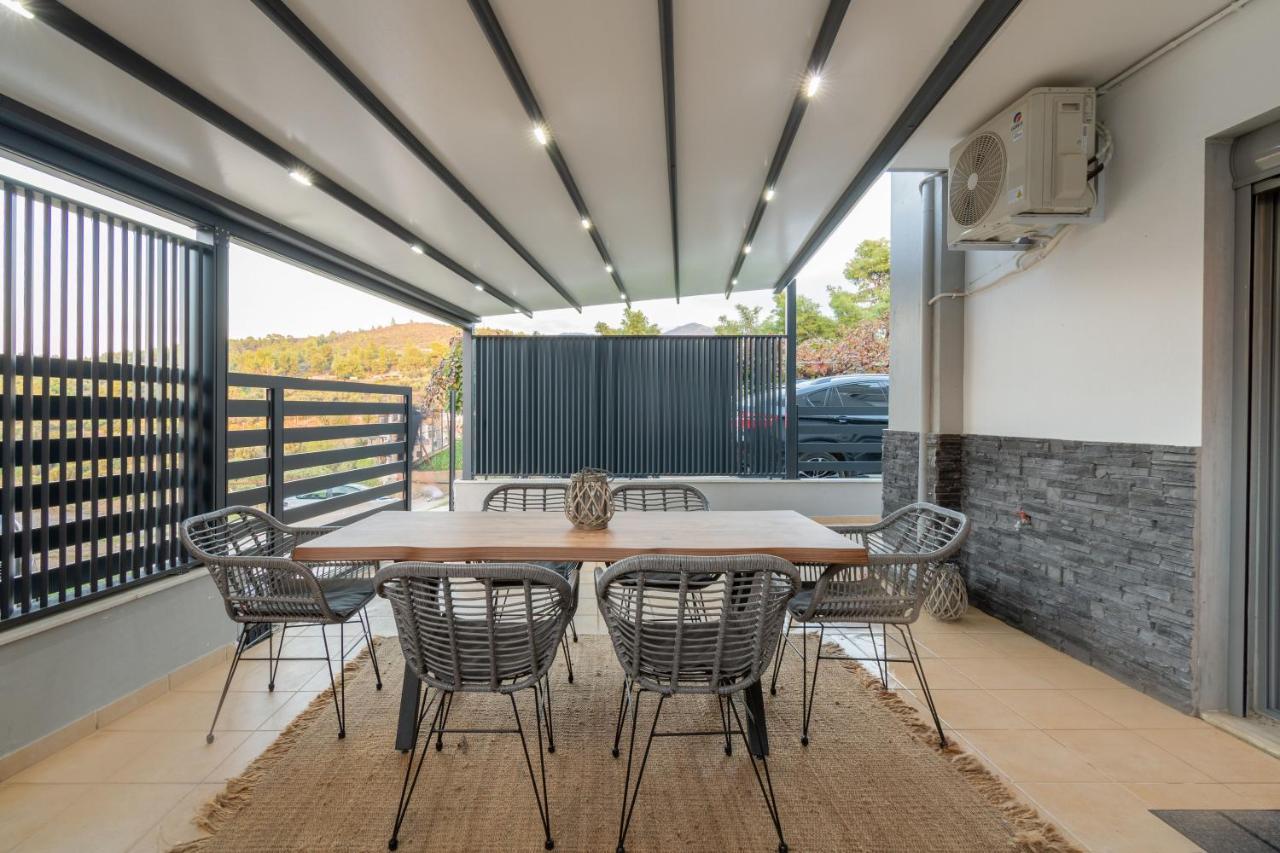 Apartment Sithoniars Luxury Ground Floor With Private Garden *